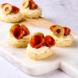 Хапки с пеперони и маслина